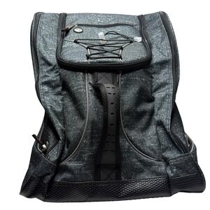 Athalon Ski Boot Bag NWT | Gray Heather Backpack | Padded Straps Vented Pockets